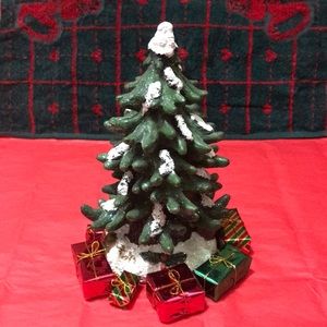 Christmas Tree Green Resin Tabletop Decor